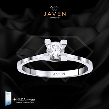 0.50 Karat Pırlanta Tektaş Yüzük